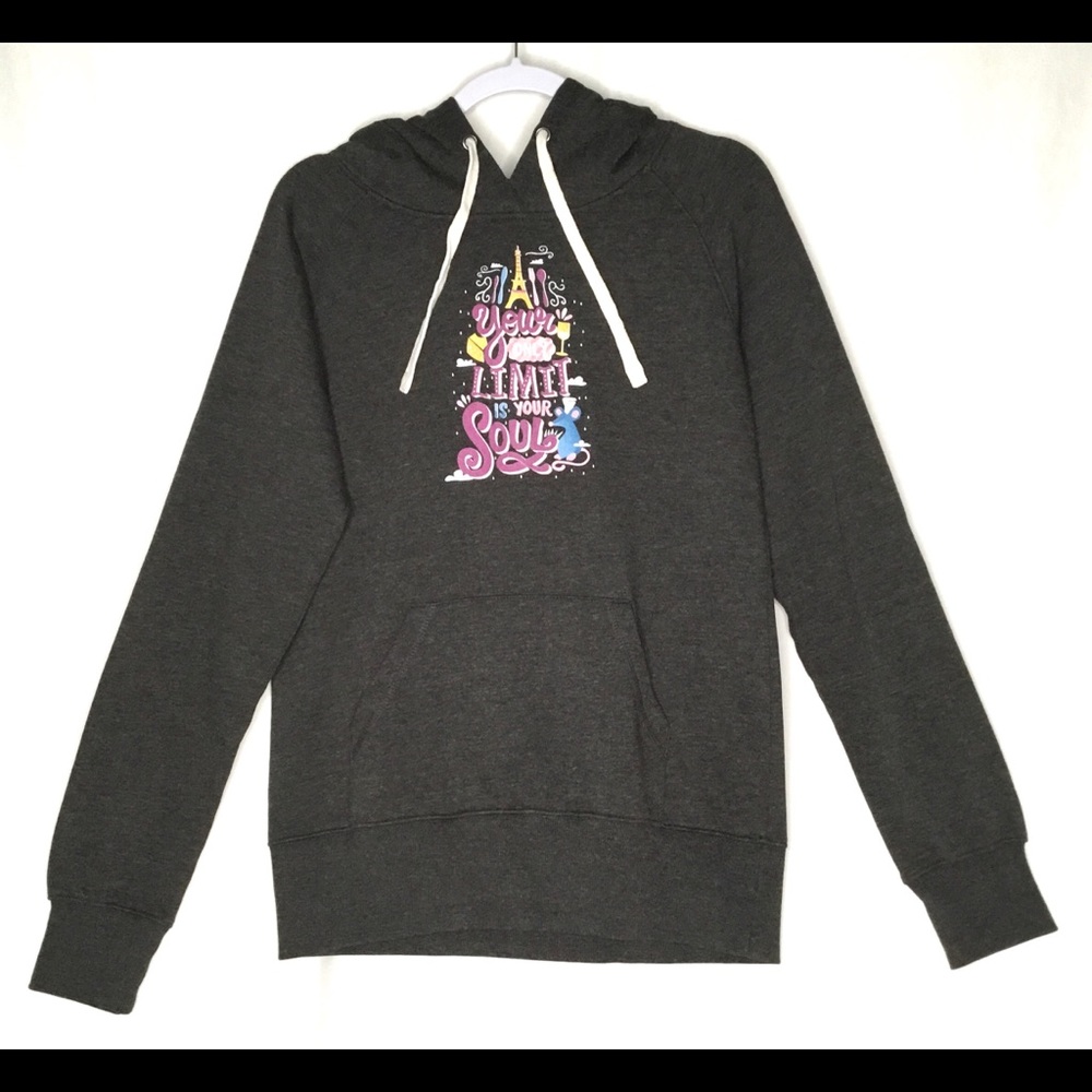💎Project Ratatoille Sweatshirt Hoodie Heather Gray Graphic Pullover Size Large